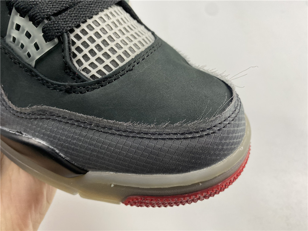 OFF-WHITE x Air Jordan 4 Bred