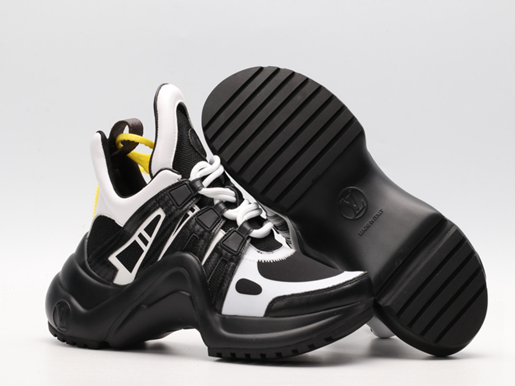 L*V Archlight Sneaker White Black