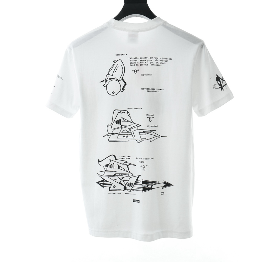 Svp*me 20SS Rammellzee Tag Tee