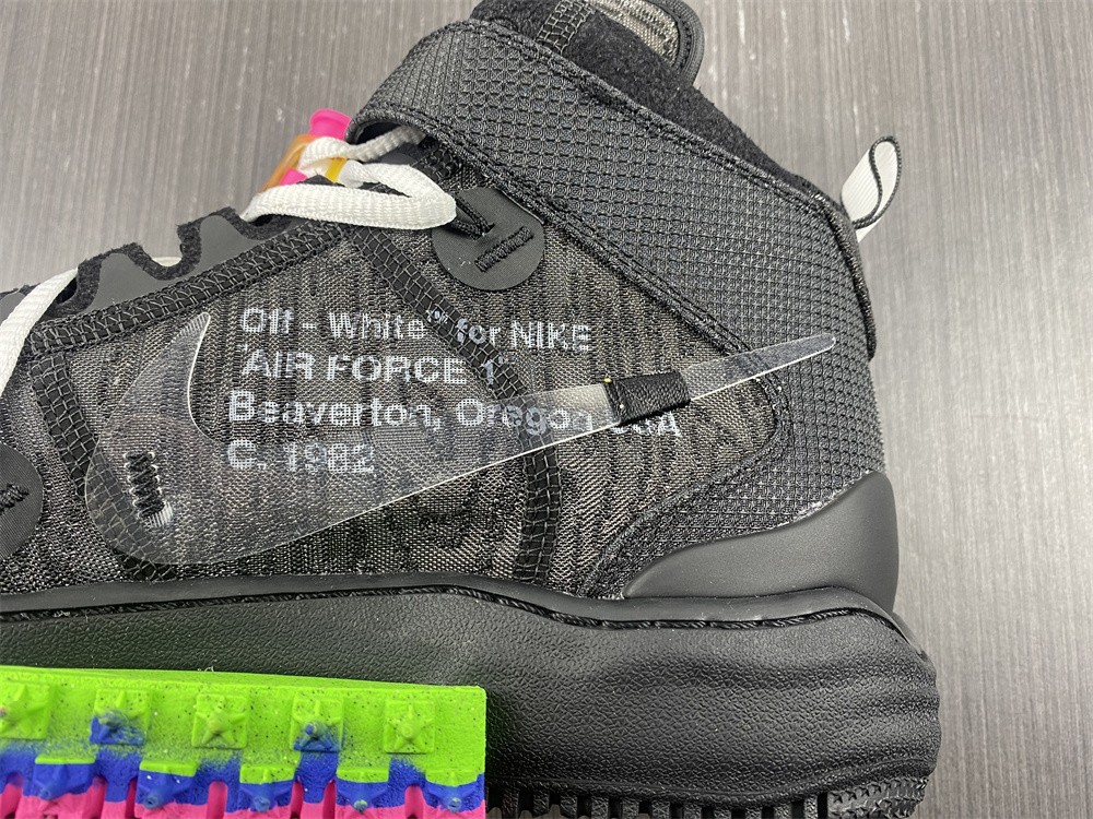 OFF-WHITE x Nike Air Force 1 Mid Black DO6290-001