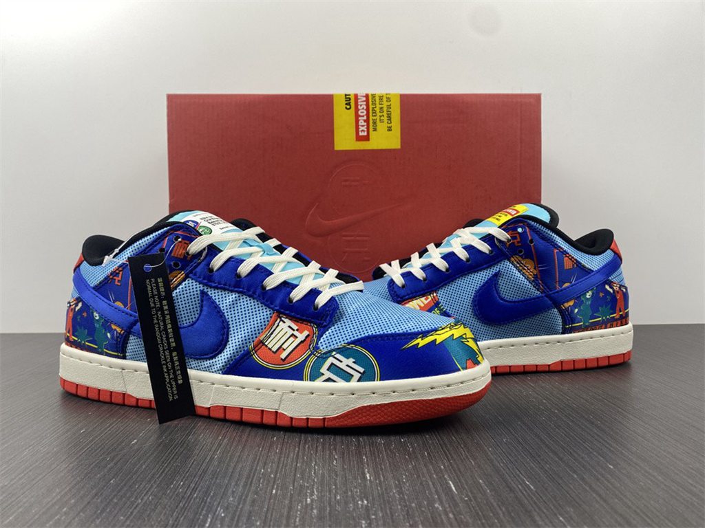 NIKE Dunk Low Firecracker DH4966-446