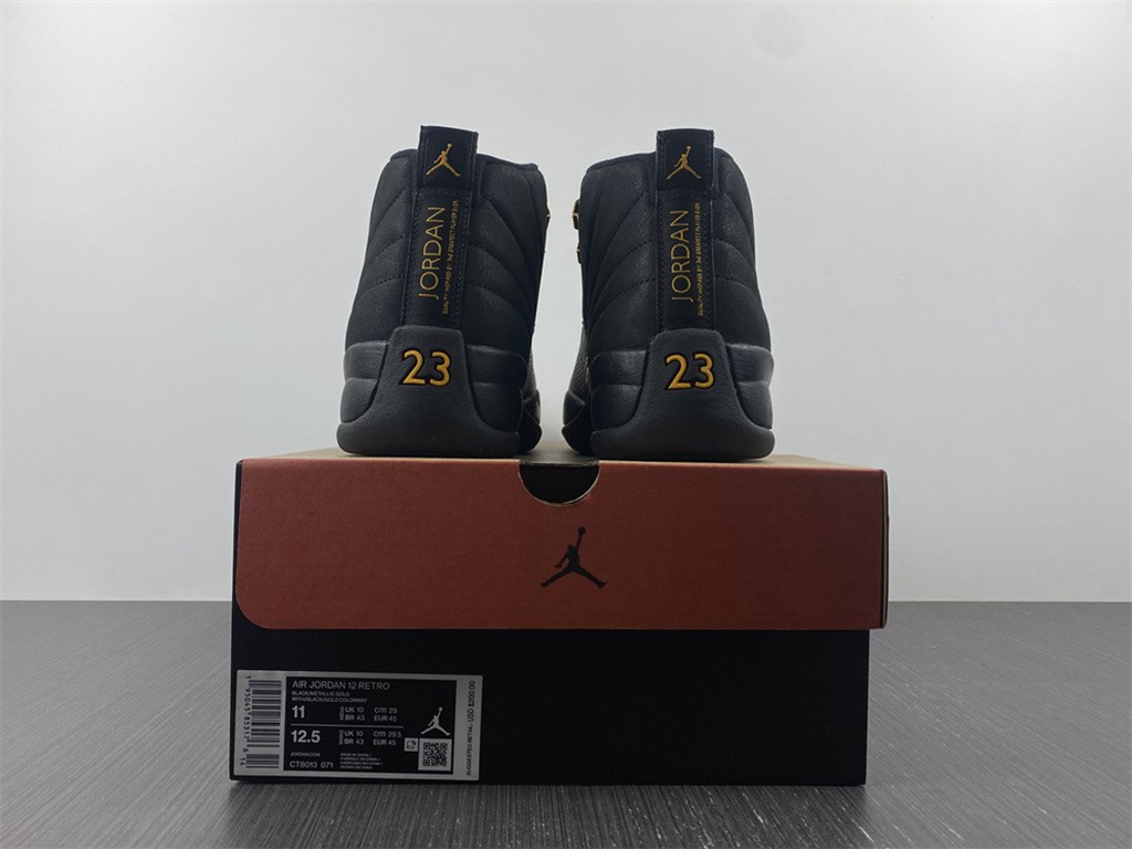 Air Jordan 12 Black Taxi  CT8013-071