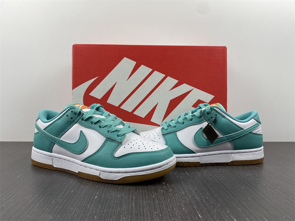 Nike Dunk Low Turquoise and Orange DV2190-100