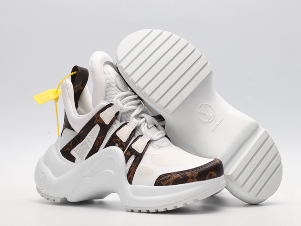 L*V Archlight Sneaker White With L*V