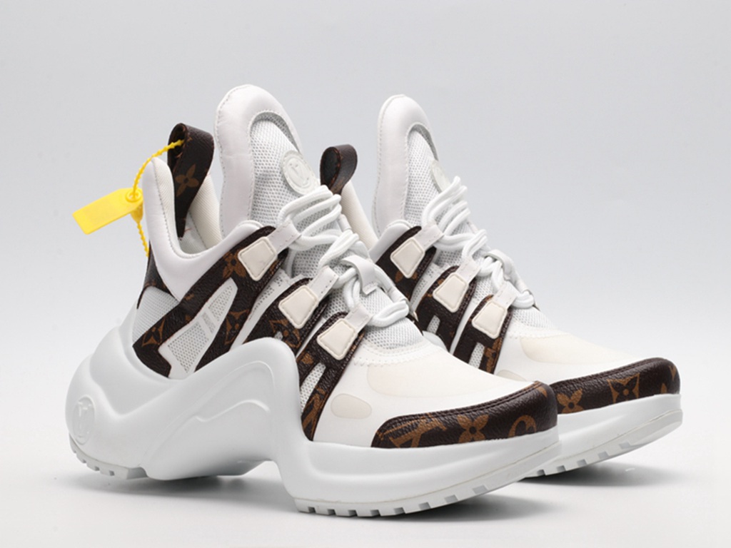 L*V Archlight Sneaker White With L*V