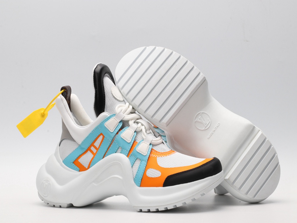 L*V Archlight Sneaker Yellow Blue