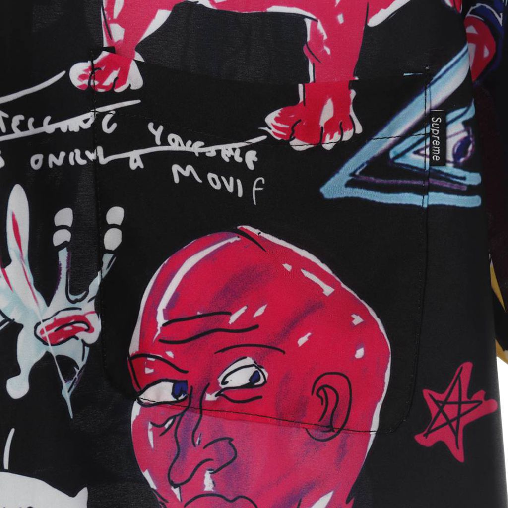 Svp*me Daniel Johnston Rayon S/S Shirt 20SS?