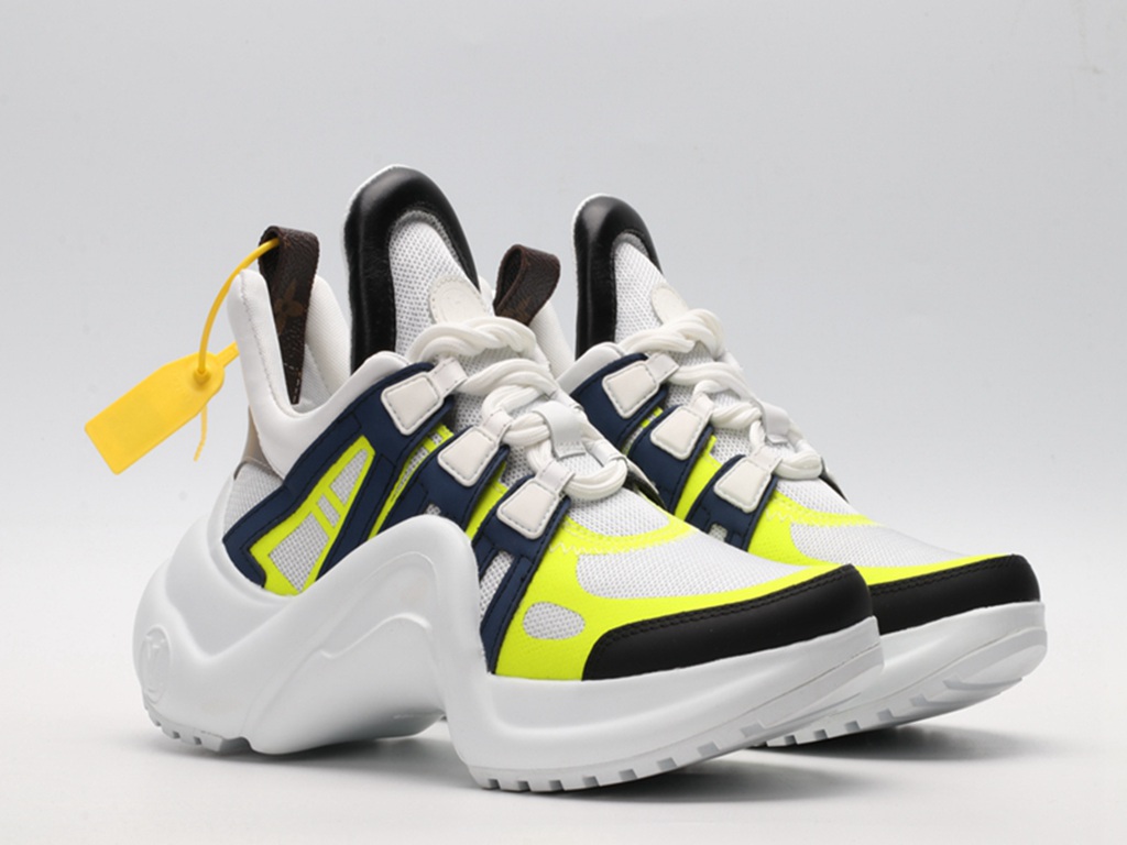 L*V Archlight Sneaker Yellow Black