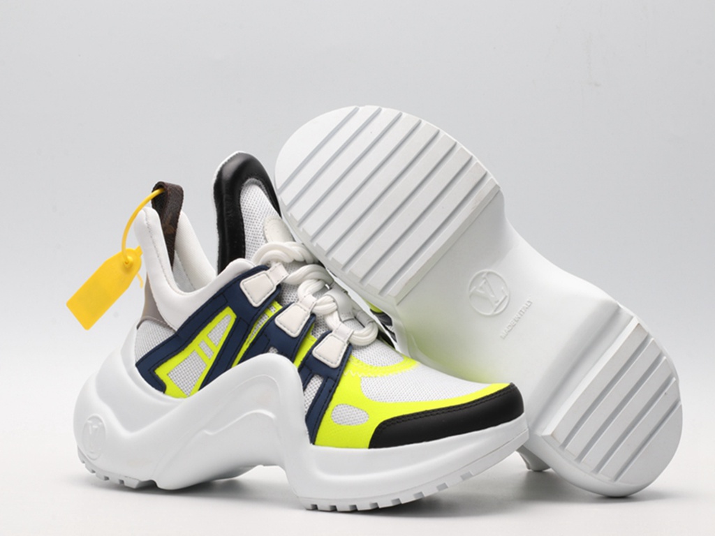 L*V Archlight Sneaker Yellow Black