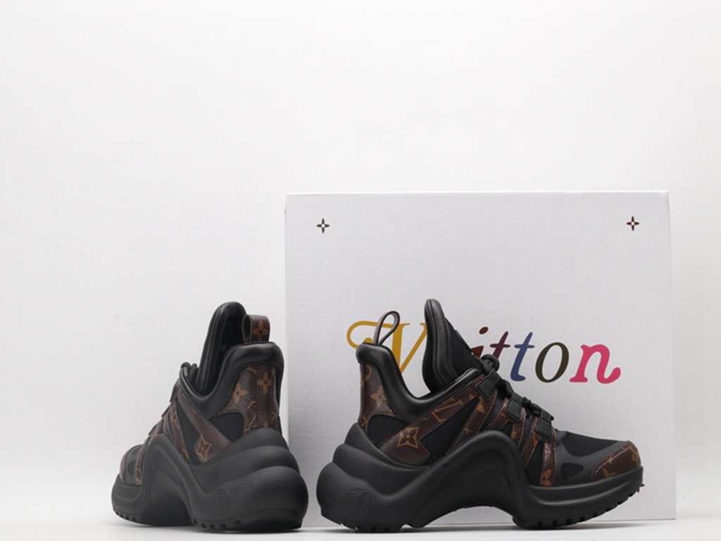 L*V Archlight Sneaker Fabric Black With L*V