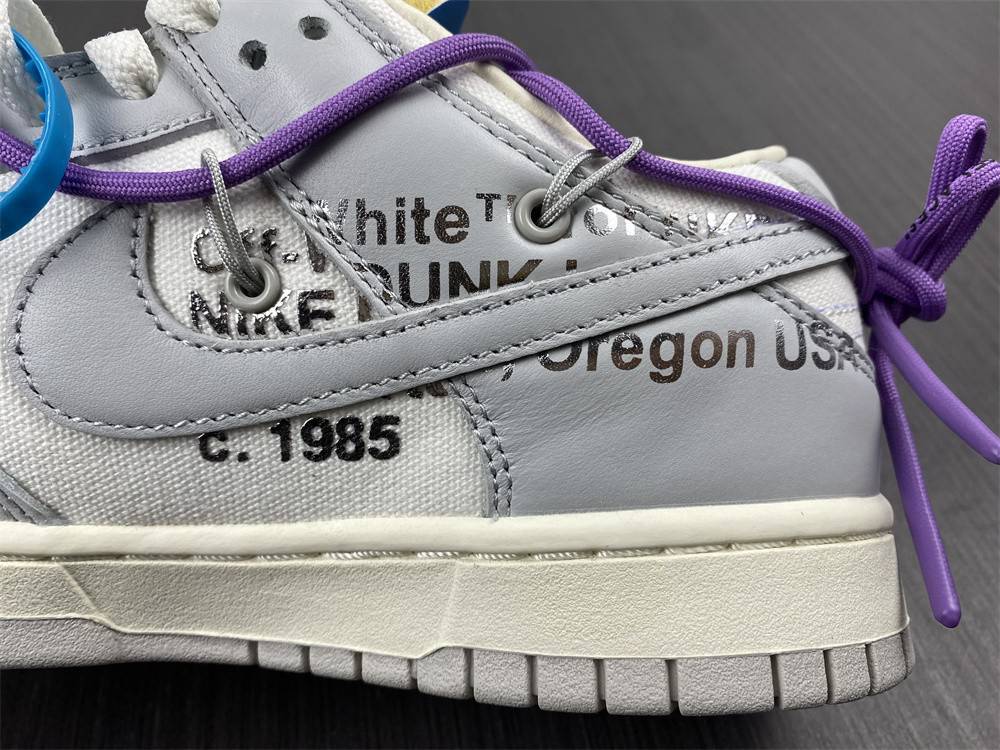 Off-White x Dunk Low Lot 47 of 50 1602-125