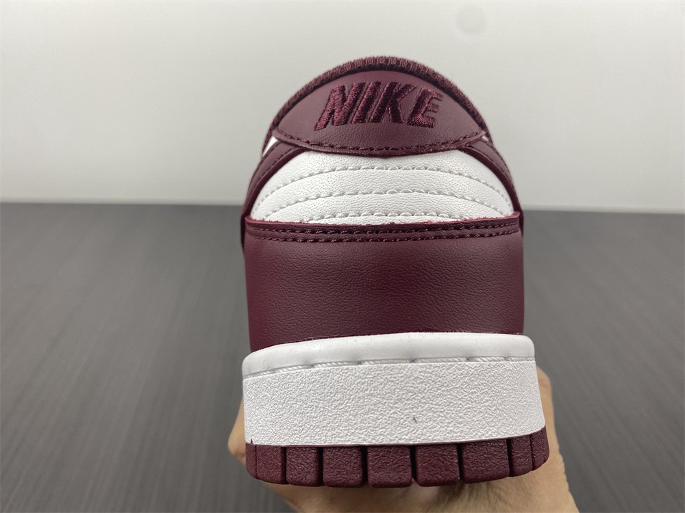 2021 New Nike Dunk Low Bordeaux White/Bordeaux DD1503-108