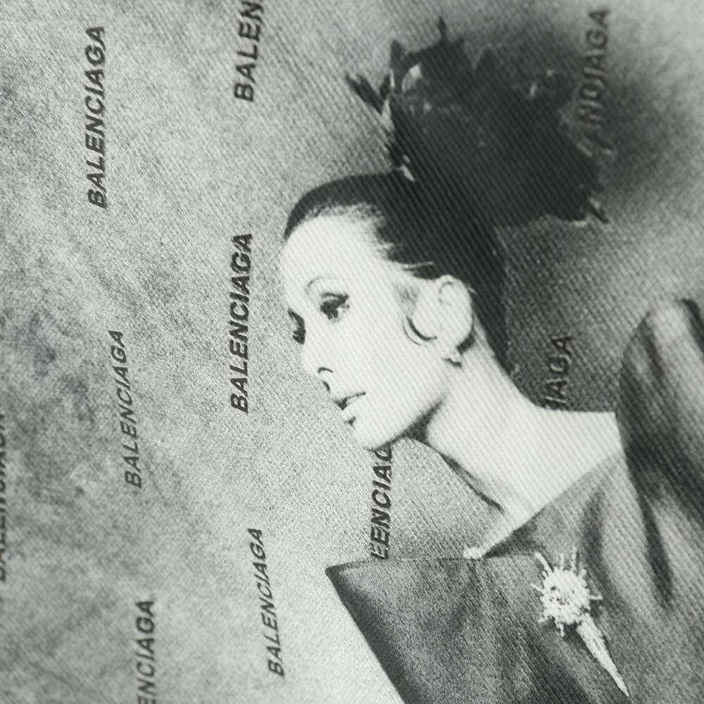 Ba1en*iaga 1961s retro vintage high-definition portrait print short sleeve