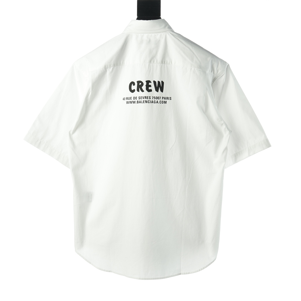 Ba1en*iaga BLCG 20FW crew limited short-sleeved shirt