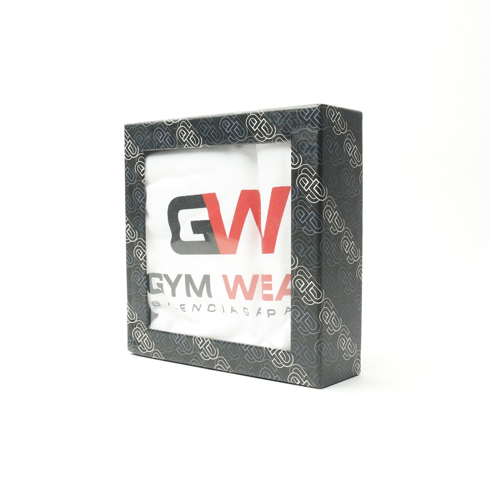 Ba1en*iaga BLCG 20ss GW GYM WEAR letter print short sleeve