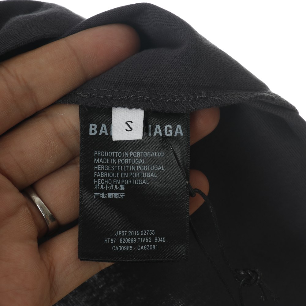 Ba1en*iaga 20FW 24 hours news short sleeve T-shirt