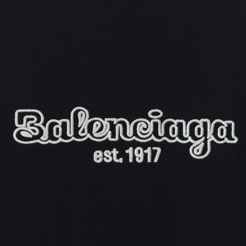 Ba1en*iaga BLCG 20ss short-sleeved T-shirt with logo on chest (envelope packaging