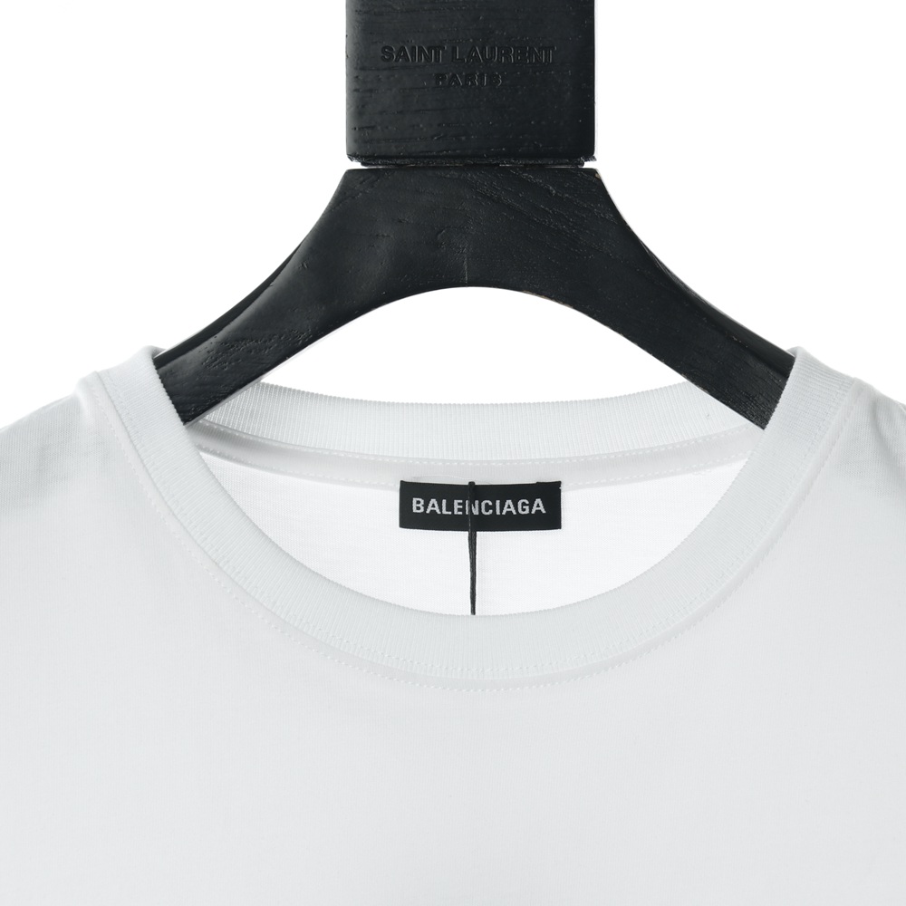 Ba1en*iaga BLCG 20ss hand-painted logo logo printing short sleeve