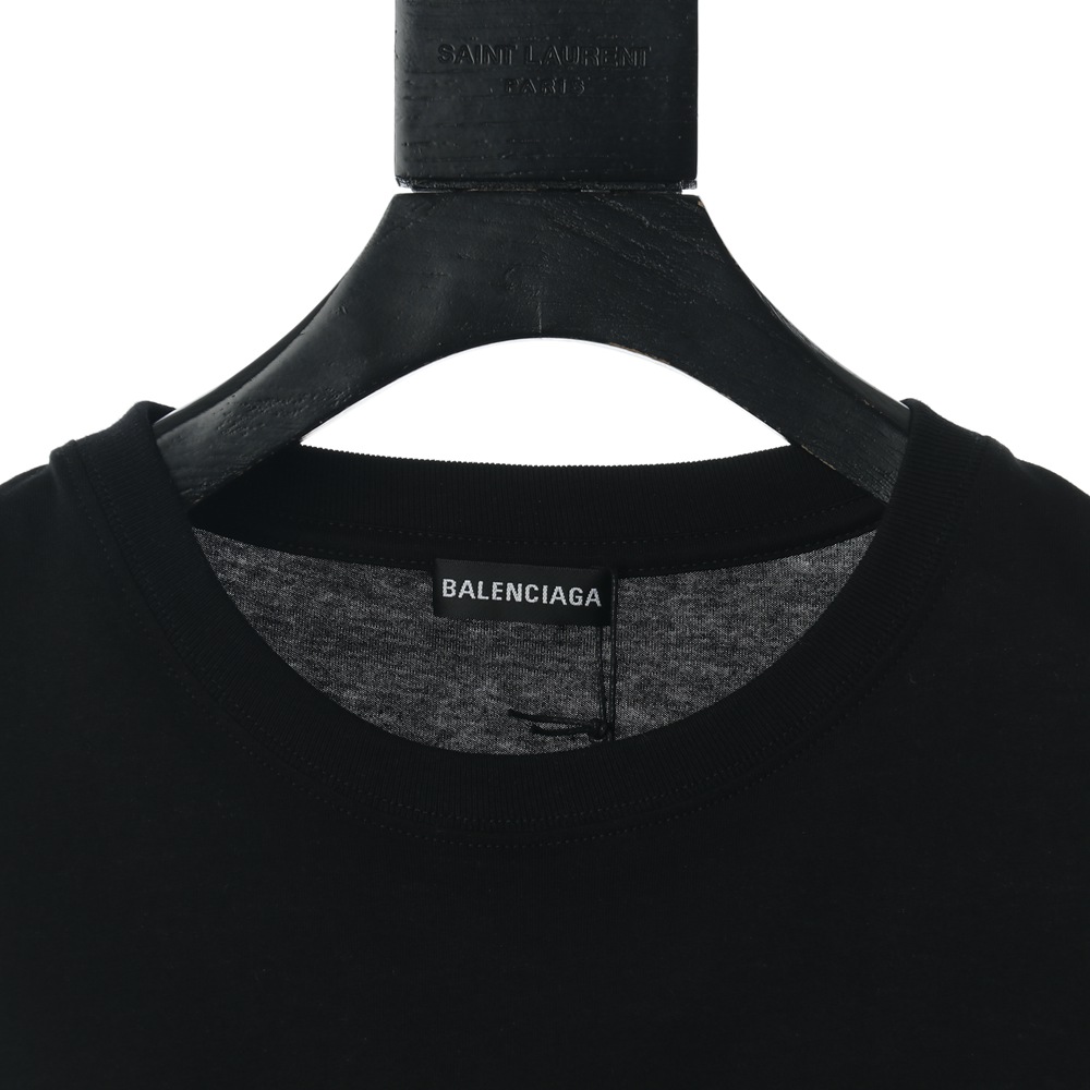 Ba1en*iaga BLCG 20ss hand-painted logo logo printing short sleeve