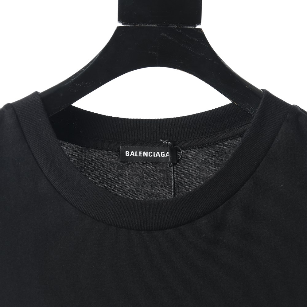 Ba1en*iaga BLCG 20ss hand-painted logo logo printing short sleeve