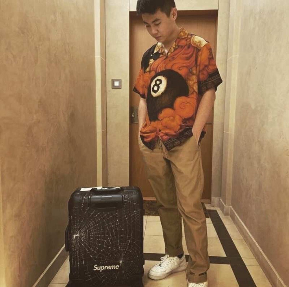 Svp*me 19fw Martin Wong8-ball RayonShirt