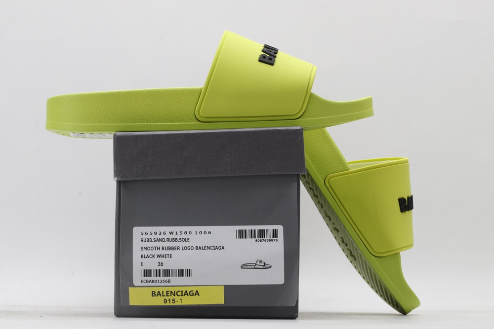 BLG Rubber Slides Yellow