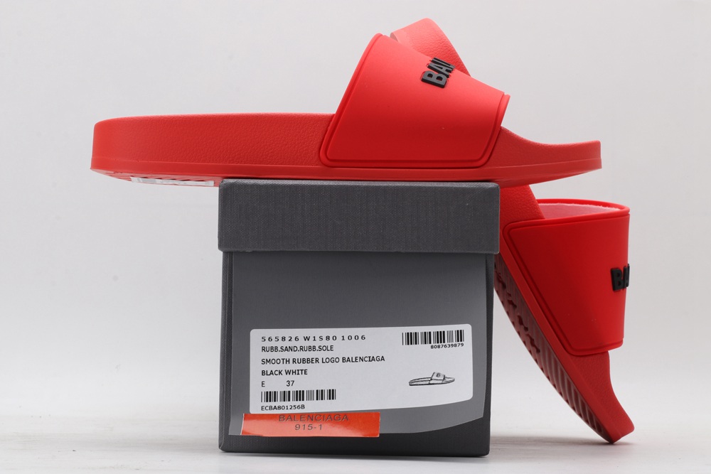 BLG Rubber Slides Red