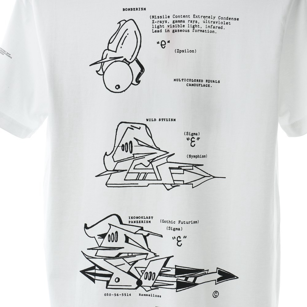 Svp*me 20SS Rammellzee Tag Tee