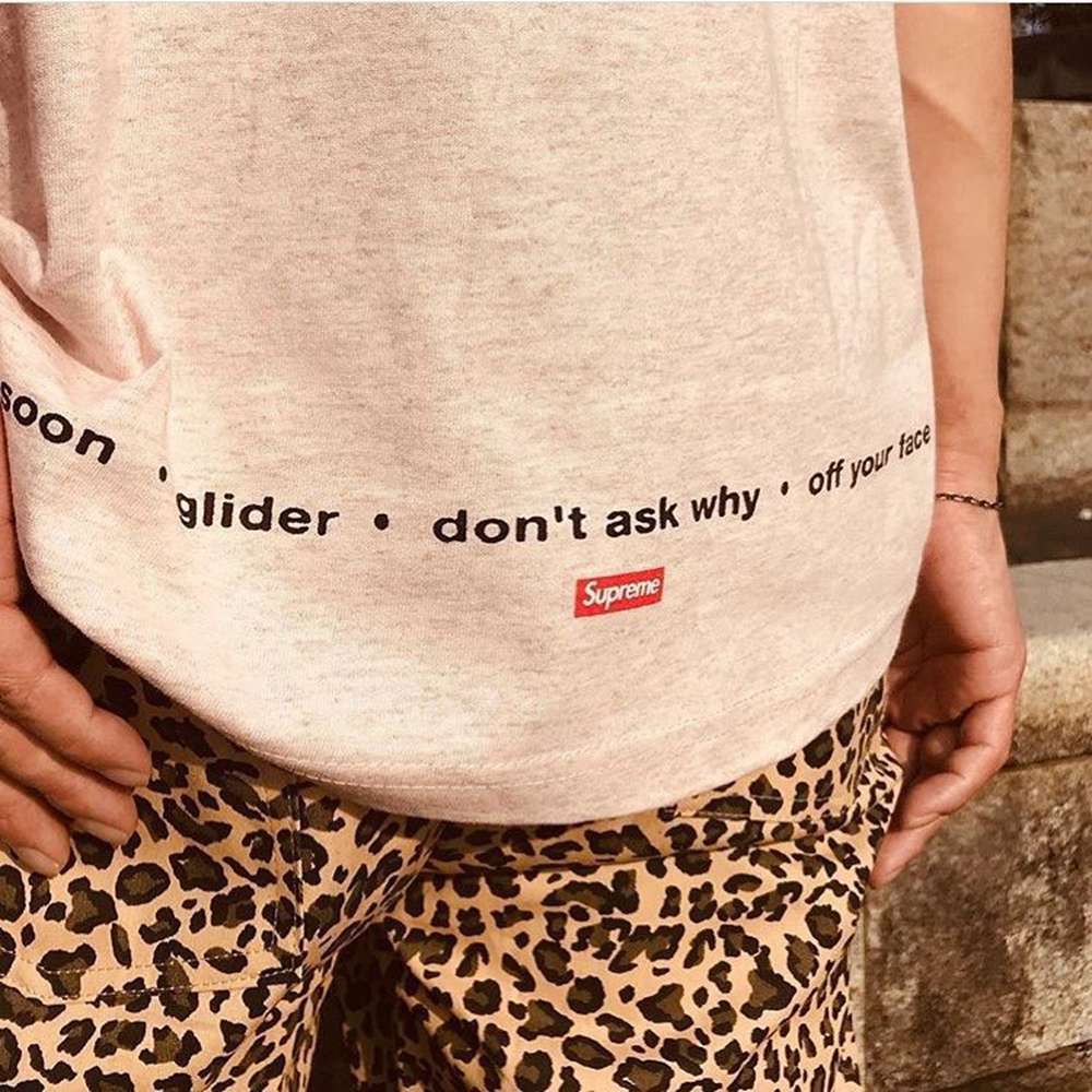 Svp*me 20SS My Bloody Valentine Glider Tee