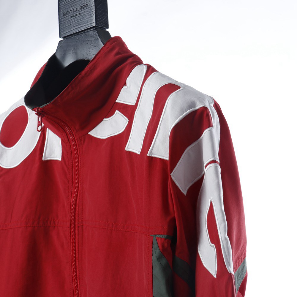 Svp*me 19FW Shoulde LOGO Track Jacket Red
