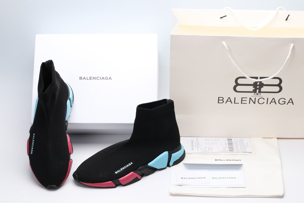 BLG Speed Trainer C*Lear Sole - Red Blue Fluo