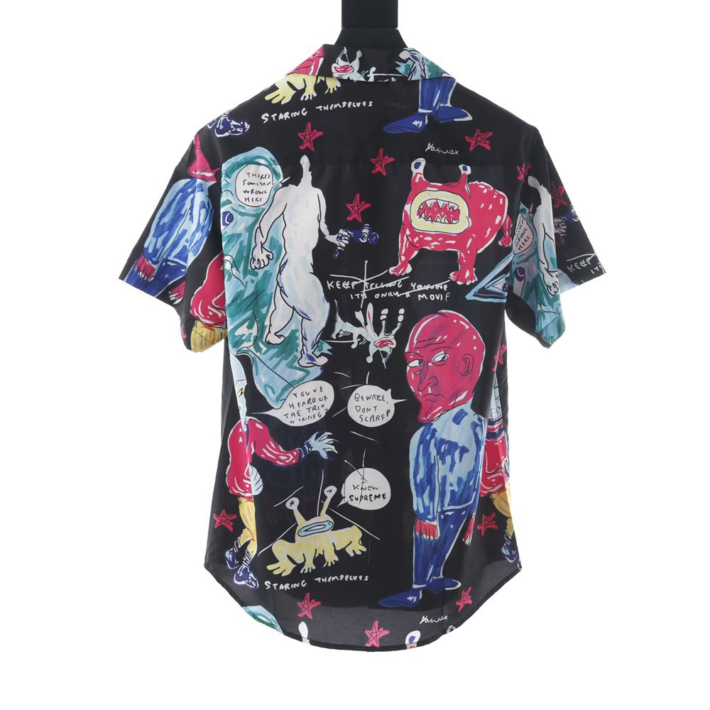 Svp*me Daniel Johnston Rayon S/S Shirt 20SS