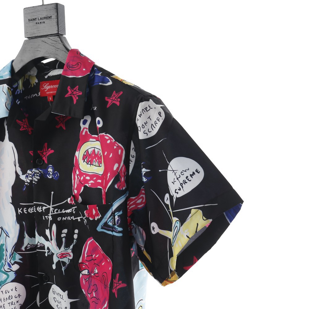 Svp*me Daniel Johnston Rayon S/S Shirt 20SS