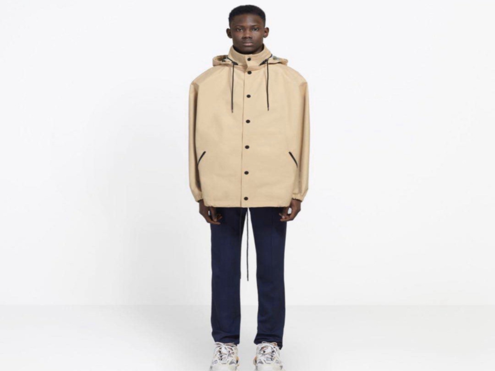 BLCG Logo Back Trench Coat