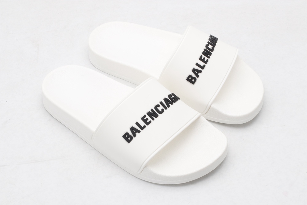 BLG Rubber Slides White