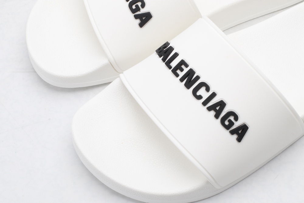 BLG Rubber Slides White