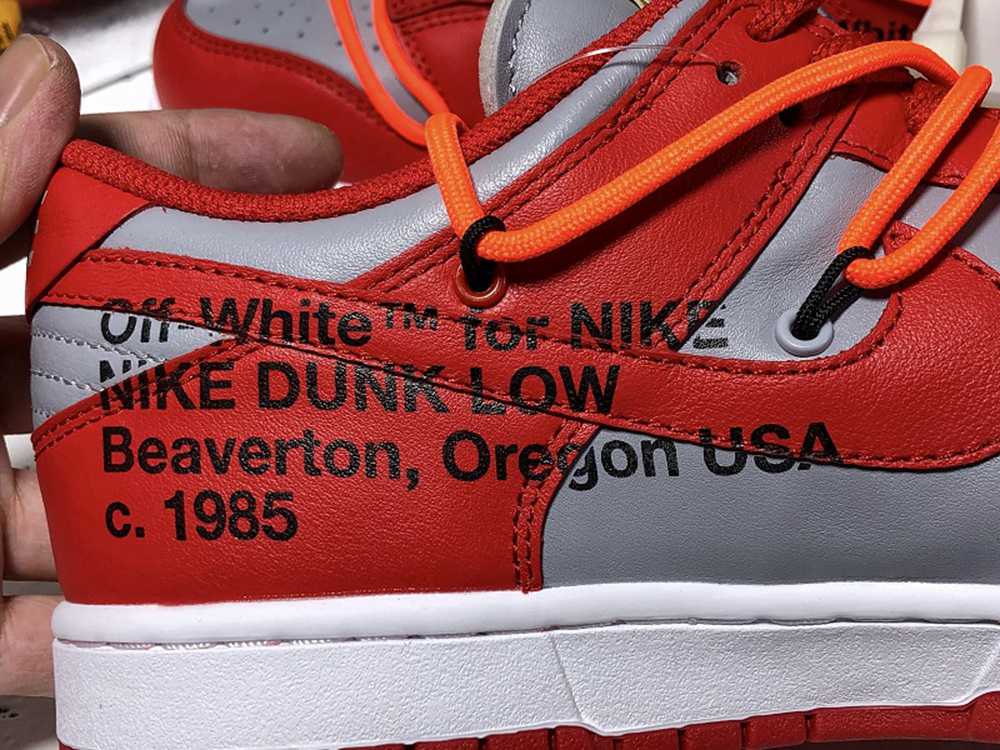 Off-White x Dunk Low University Red(CT0856-600)