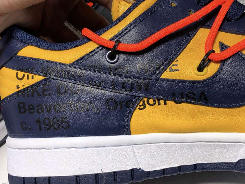 Off-White x Dunk Low University Gold(CT0856-700)