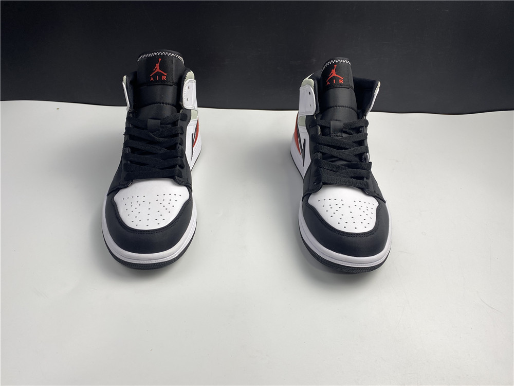 Air Jordan 1 Mid SE Red Black Toe(852542 100)