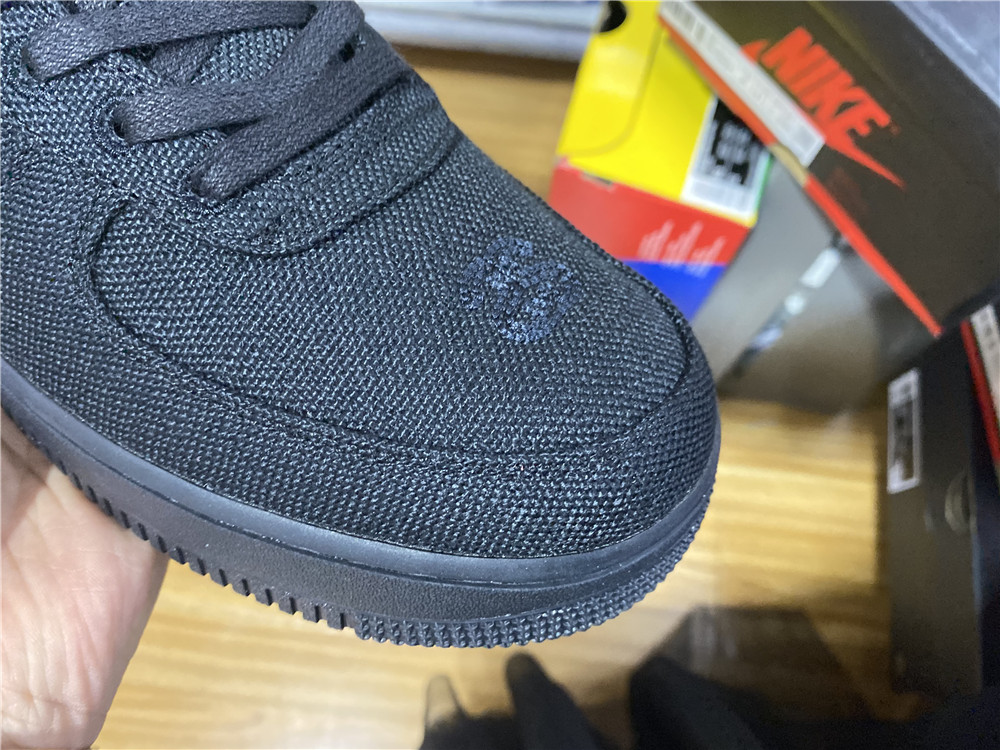 Stussy x Air Force 1 Low Triple Black(CZ9084 001)