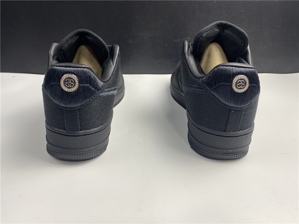 Stussy x Air Force 1 Low Triple Black(CZ9084 001)