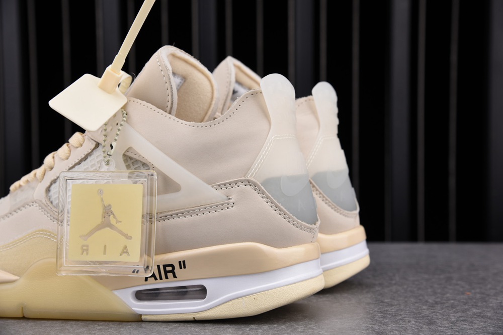 Off-White x Wmns Air Jordan 4 SP Sail