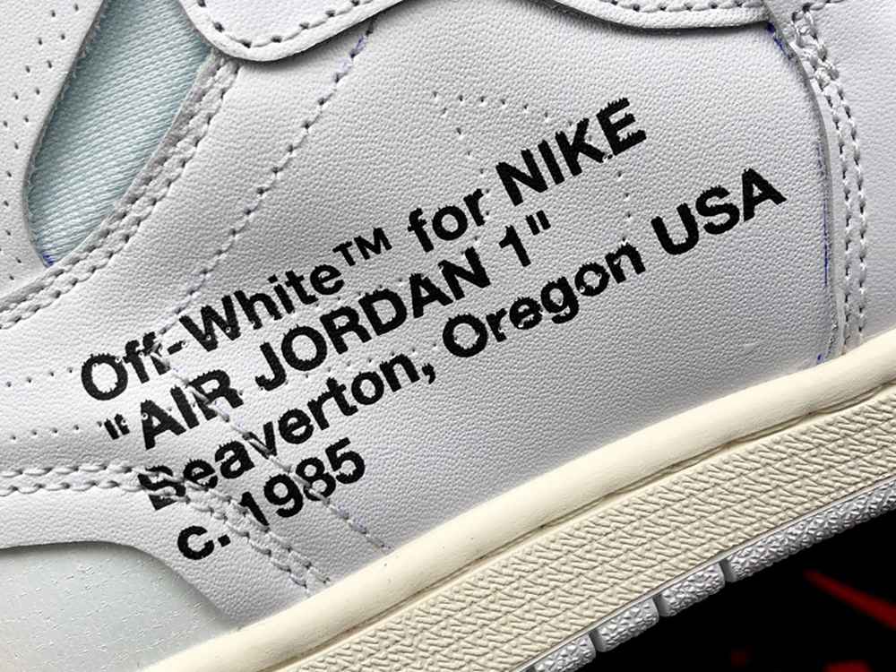 Off-White x Air Jordan 1 Retro High OG White 2018