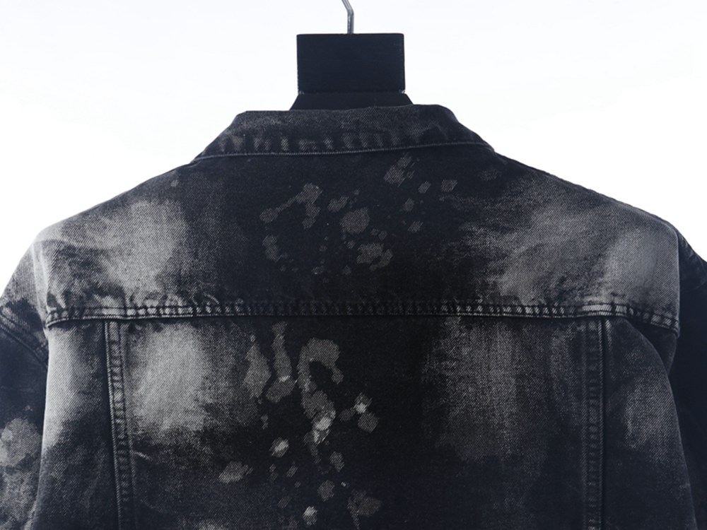 BLCG 19FW Graffiti Washed Denim Jacket