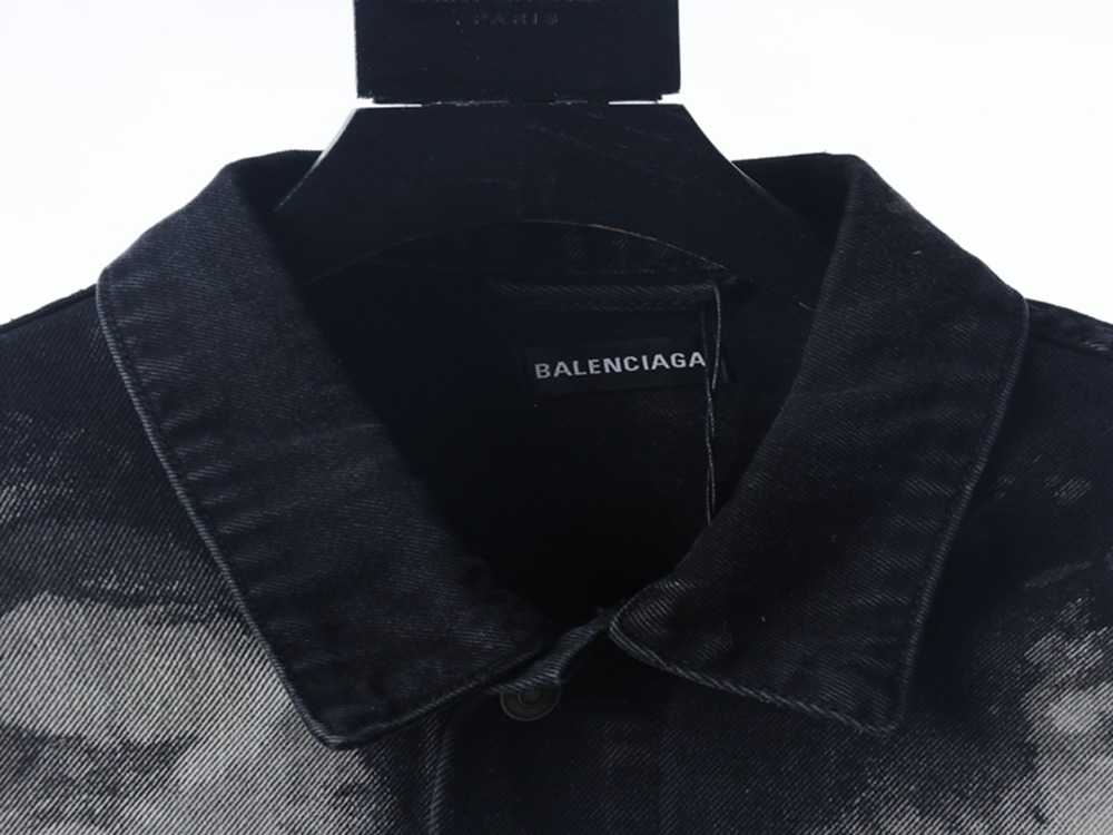 BLCG 19FW Graffiti Washed Denim Jacket