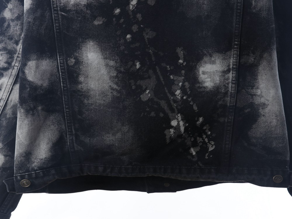 BLCG 19FW Graffiti Washed Denim Jacket