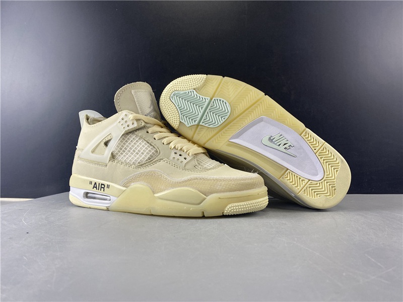 Air Jordan 4 RERO x Off-White OW(AQ9129-100 )