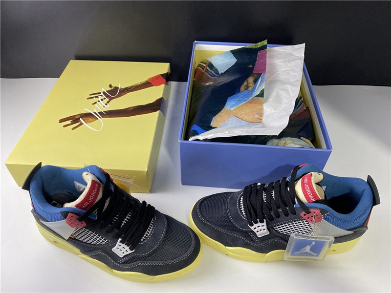 Union LA x Air Jordan 4 Retro Off Noir(DC9533-001)