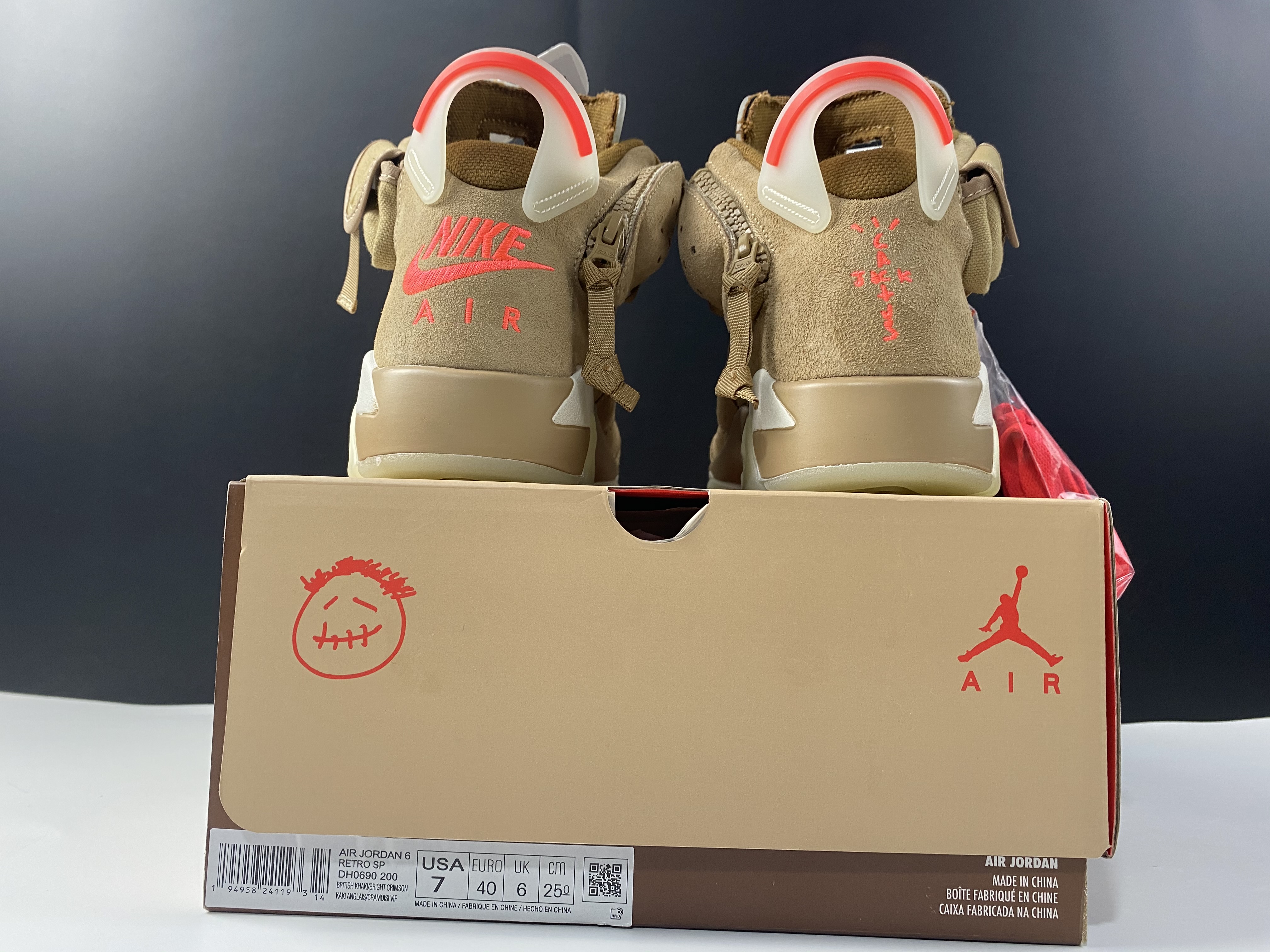Air jordan 6 travis scott DH0690200