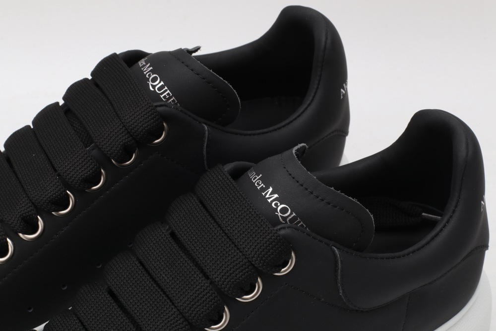 AMQ black oversized sneakers